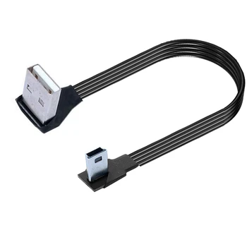 0,05 М-3 М USB-кабель для передачи данных A Штекер к Mini USB B 5Pin Штекер 90 градусов прямой/ВВЕРХ / Вниз /влево /правый угол Адаптер Синхронизации зарядки