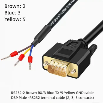 1 шт. Последовательный кабель DB9 от RS232 к штекерному 9-контактному разъему DB9 Сигнальный кабель Последовательный кабель (2, 3, 5 контактов)