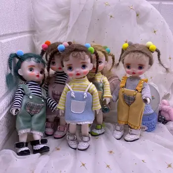 16 см, милая кукла Blyth, совместное тело, модные куклы BJD, игрушки с обувью, парик, Макияж, подарки для девочки