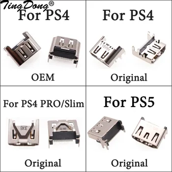 1x Для Sony PS5 для PS4 Pro Тонкий разъем HDMI Порт Замена интерфейсного разъема