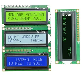 2,6-дюймовый COB 16PIN Параллельный ЖК-дисплей 1602A Символьный Экранный Модуль SPLC780C Контроллер 3,3 В 5 В Серая/Желто-Зеленая/Синяя Подсветка