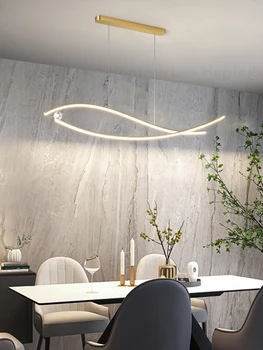 2022 Новая Ресторанная Люстра Простые современные бытовые лампы Креативный Обтекаемый дизайн в форме рыбы Столовая Люстра