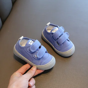 2022 Новая детская парусиновая обувь Кроссовки для маленьких девочек И мальчиков Новая Весенне-летняя Осенняя повседневная обувь для малышей Спортивная обувь