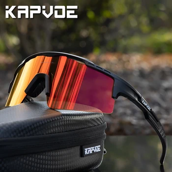 2023 Kapvoe Спортивные Мужские солнцезащитные очки, поляризованные Женские Велосипедные Очки, уличные MTB Очки, UV400, Велосипедные очки, Велосипедные очки