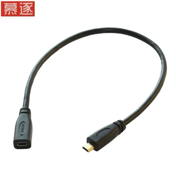 30cm D typ micro HD-kompatibel männlichen zu weiblichen verlängerung short adapter kabel