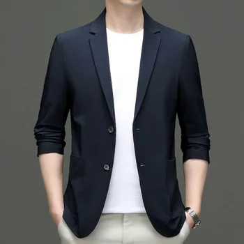 5852-2023 мужская новая корейская модная профессиональная куртка для делового отдыха, костюм роскошного стиля