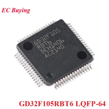 GD32F105RBT6 LQFP-64 GD32F105 32F105RBT6 LQFP64 Cortex-M3 32-Разрядный Микросхема Микроконтроллера MCU IC Контроллер Новый Оригинальный