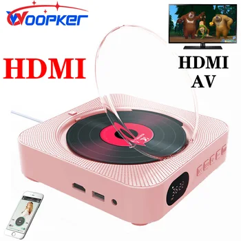 HDMI DVD-плеер VCD-плеер CD-музыкальный проигрыватель Bluetooth 5,0 Встроенный Динамик Поддержка HDMI AV-подключения ТВ-проектора и т. Д