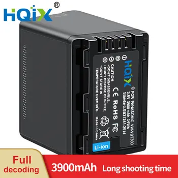 HQIX для Panasoinc HC-V250 V270 V360 V380 V480 V520 V785 VX870 VX980 VX985 V550 V720 V770 VX1 Камера VW-VBT380 Зарядное Устройство Батарея