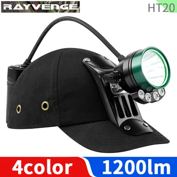 HT20 Защитный шлем охотничья лампа 4 цвета освещение Енотовидный кабан охотничьи фары для Бега на открытом воздухе Охотничье Походное Снаряжение для Кемпинга