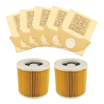 Hepa-фильтры + мешки для пыли Для комплектов мешков для пылесоса WD2250 A2004 A2054 MV2 WD2