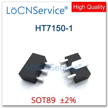 LoCNService 1000шт SOT-89 2% HT7150-1 Транзисторы LDO низкой мощности 30 мА Высокого качества