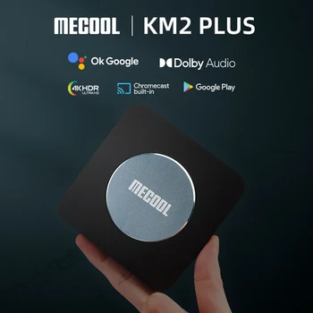 Mecool KM2 plus Android TV Box 4K 2GB 16GB Doby Atmos Amlogic S905X4 USB3.0 100M LAN телеприставка медиаплеер 2022 новый