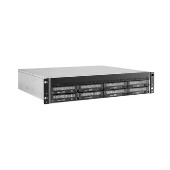 NAS-сервер TERRAMASTER U8-450 - высокоскоростное сетевое хранилище с четырехъядерным процессором Atom C3558R, 8 ГБ памяти, SFP + 10GbE (бездисковый)