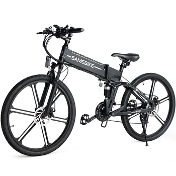 SAMEBIKE 500 Вт Мотор 48 В 10A литиевая батарея складной Ebike с педальным приводом Электрический Гибридный Велосипед Горный Велосипед