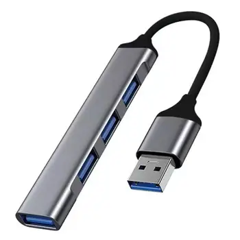 USB C HUB 3.0 Type C 3.1 4-портовый мультиразветвительный адаптер OTG для телефона Huawei Macbook 13 15 Air PC Компьютер