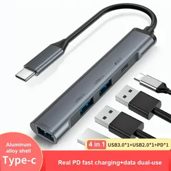 USB C Концентратор 4K60Hz Type-C до 2,0 USB 3,0 Адаптер для MacBook Air M2 M1 Адаптер Аксессуары Для ПК Ноутбуков USB 3,0 Концентратор