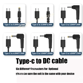 USB Type C PD до 9 В 12 В 15 В постоянного тока, кабель-адаптер питания, Универсальное зарядное устройство, конвертер для камеры, маршрутизатора, Мини-вентилятора, динамика, планшета