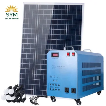 YM Энергосберегающая система солнечных батарей мощностью 500 Вт с инвертором портативные энергетические системы светодиодные лампы и USB-кабели для зарядки