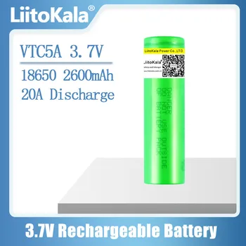 liitokala 3,7 В 2600 мАч VTC5A литий-ионная аккумуляторная батарея 18650 Akku US18650VTC5A 35A Игрушки фонарик