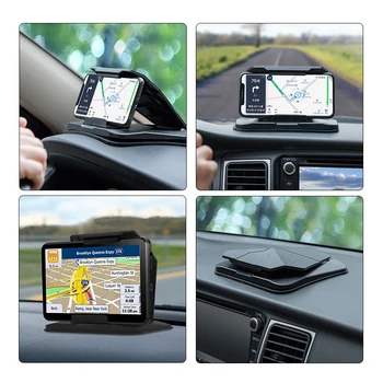 Автомобильный GPS-держатель для навигации 5-9,6 Дюймов, подставка для телефона и планшета, противоскользящий коврик на приборной панели, устойчивая подставка для планшета
