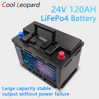 Встроенный аккумулятор LiFePO4 24V 120Ah BMS для замены большей части резервного источника питания, домашнего накопителя энергии и автономной сменной батареи