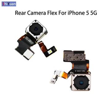 Гибкий Модуль задней камеры для Apple iPhone 5 Замена кабеля 5G Вспышка с автоматической фокусировкой Ремонт модуля фронтальной камеры мобильных телефонов