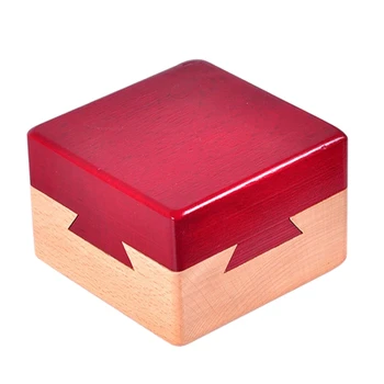 Деревянная коробка-головоломка с секретным открытием, загадочная коробка-пазл, подарок для детей и взрослых