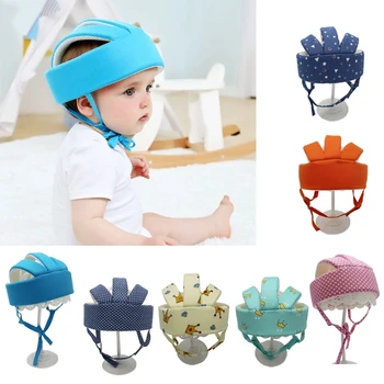 Детский Регулируемый защитный шлем, головной убор, защитные ремни, шляпа для защиты N1HB
