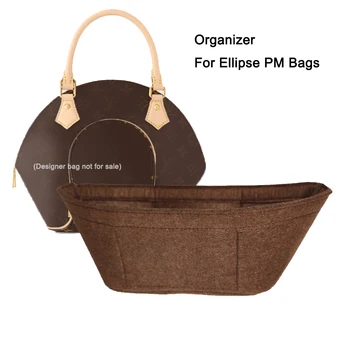 Для сумок Ellipse PM, Органайзер из войлока, вставка в сумочку и кошелек-тоут, Внутренний чехол, Формирователь основы Moon Bag