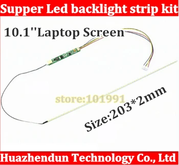 Комплект светодиодной подсветки с регулируемой яркостью 2шт 203 мм, обновление 10,1-дюймового ЖК-дисплея ccfl до светодиодной подсветки