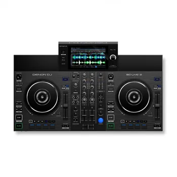 Летняя скидка 50% Лидер продаж Denon DJ SC Live 2 Автономный диджейский контроллер с наушниками HP1100