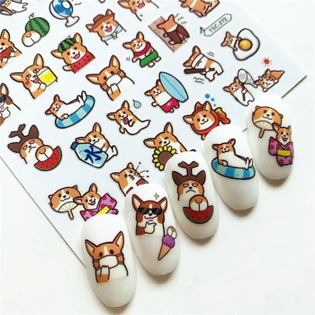 Новейшая серия TSC TSC-264-265 Персонажи японской манги животные 3D наклейки для дизайна ногтей шаблон деколи diy украшения для ногтей
