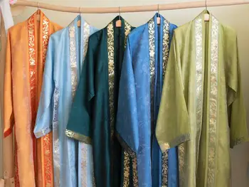 Оригинальные женские платья Hanfu, кардиган в китайском стиле, Традиционный древний женский Синий Hanfu long bei zi