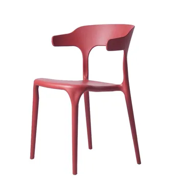 Пластиковые стулья для кухни, Стул для гостиной, Стул для переговоров, Коммерческая мебель, Чайный магазин, современная простота