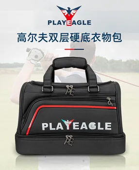 Повседневная портативная дорожная сумка PlayEagle для мужчин и женщин с большой емкостью, встроенная сумка для обуви из искусственной кожи и сумка для гольфа