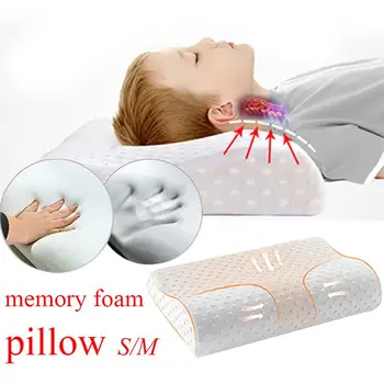 Подушка из волокна медленного отскока, Мягкая подушка-Массажер, подушка из пены с эффектом памяти, Ортопедическая подушка