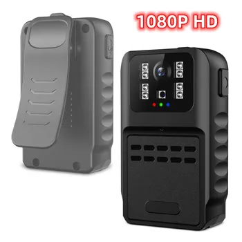 Портативная мини-камера 1080p HD, регистратор для правоохранительных органов, Цифровое устройство прямой записи ночного видения, экшн-камера на открытом воздухе, видеокамера