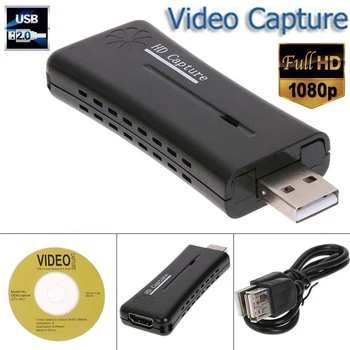 Портативный USB 2.0 Easycap Карта Видеозахвата Адаптер Для Записи 720P HDMI Устройство захвата Телевизора Easy cap Для Windows XP/Vista/7/8/10