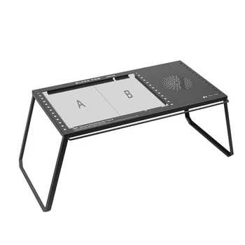 Портативный Стол для Кемпинга из углеродистой Стали, Комбинированный стол для IGT, Складной Стол для пикника на открытом воздухе, Стол для рыбалки, стол для барбекю