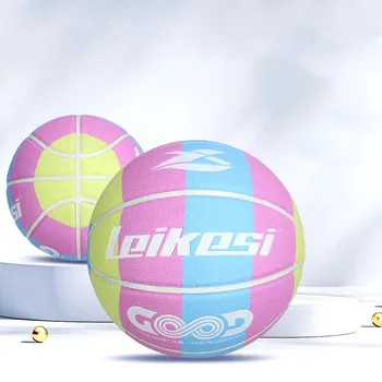 Размер 7 Стандартный Баскетбольный мяч из полиуретана, износостойкий, с защитой от протечек, для тренировок в помещении и на открытом воздухе, для матча Профессиональной лиги по баскетболу