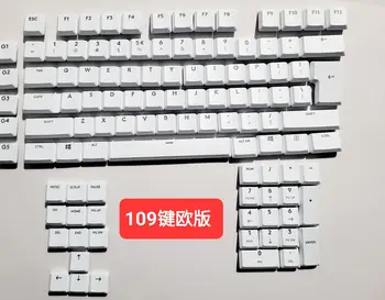 Раскладка в Великобритании-Полный комплект G915 109 шт. Колпачки для клавиш Белого цвета для Logitech G813 G913 G815 G915 RGB Беспроводная клавиатура Британская версия