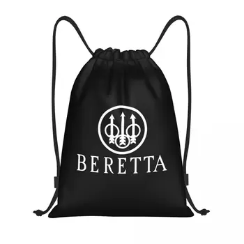 Рюкзак Beretta на шнурке, спортивная спортивная сумка для женщин, мужчин, Любителей военного оружия, Сумка для покупок