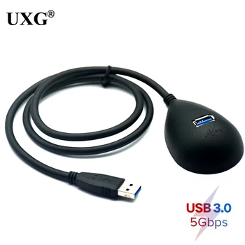 Сверхскоростной удлинитель USB 3.0 от мужчины к женщине, беспроводное WIFI USB зарядное устройство и удлинитель для передачи данных, базовая подставка, док-кабель 1,5 М 0,8 М