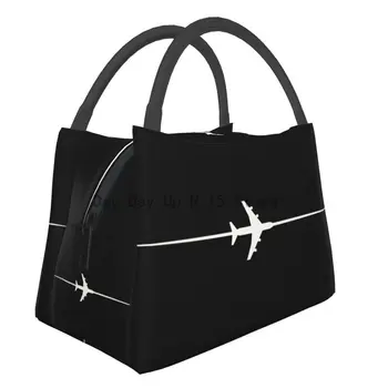 Сумка для ланча в авиационном самолете, термоизолированная сумка для ланча, Женский ланч-бокс для школьной еды, сумки для пикника