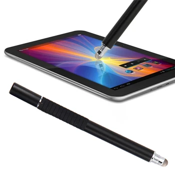 Тонкий емкостный стилус 2 в 1 с круглым тонким наконечником, ручка с сенсорным экраном Для смартфона, планшета, iPad, iPhone 2022