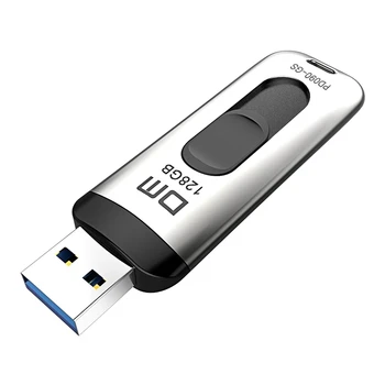 Флэш-накопитель DM PD090 USB3.0 Super Speed 32GB 64GB 128GB Скорость записи металла выше 80 МБ/с