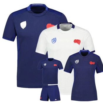 Франция детская женская футболка для регби 2023 мужская домашняя детская рубашка для регби, трикотажные изделия для детского костюма, молодежная футболка, футболка на заказ