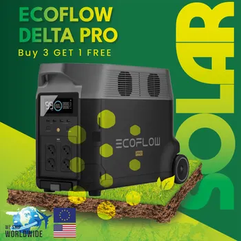 Электростанция Ecoflow delta pro мощностью 3600 Вт + панели 470 Вт ecoflow